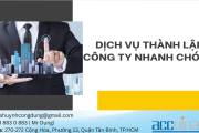Dịch vụ thành lập công ty trọn gói tại Quận 4