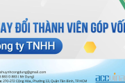 Thay đổi thành viên công ty TNHH/Cổ Phần