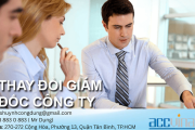Dịch vụ thay đổi giám đốc chi nhánh công ty
