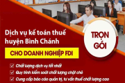 Bảng báo giá dịch vụ kế toán thuế (báo cáo thuế) huyện Bình Chánh