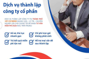 Bảng báo giá dịch vụ thành lập công ty cổ phần tại Luật ACC Việt Nam