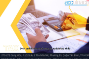 Dịch vụ kế toán thuế công ty xuất nhập khẩu