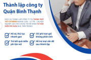 Bảng báo giá thành lập công ty/ doanh nghiệp Quận Bình Thạnh tại Tphcm và Toàn Quốc