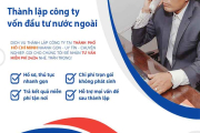 Bảng báo giá thành lập công ty vốn đầu tư nước ngoài