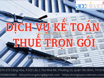 Dịch vụ báo cáo thuế giá trị gia tăng